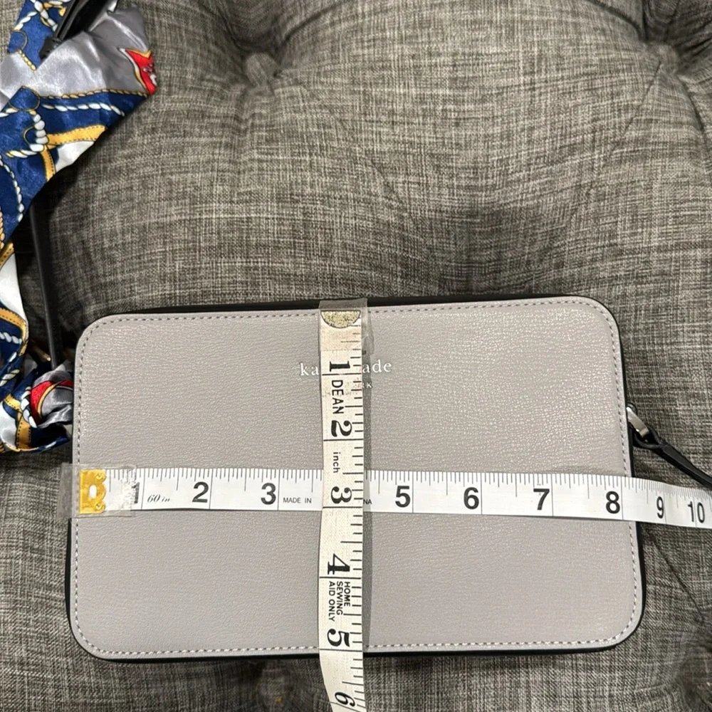 Kate Spade Sienna Gray Black Colorblock Camera Crossbody - Picture 17 of 17
